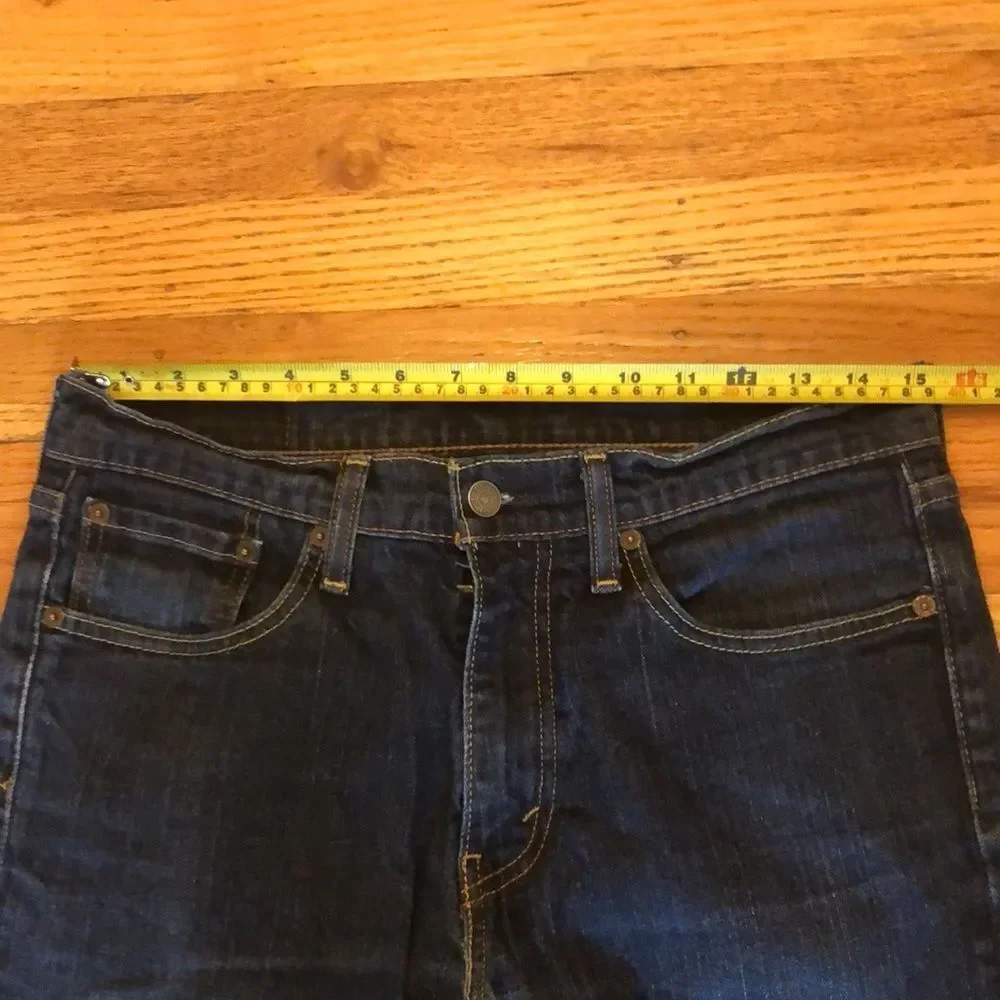 Levi’s jeans 32 x 30 inch dark wash denim straight leg